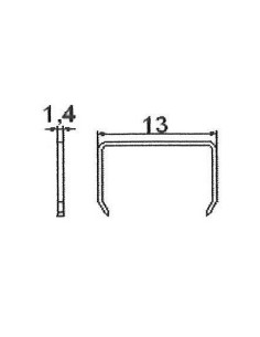 Agrafes carton type MG130