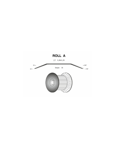 Agrafes carton type ROLL A