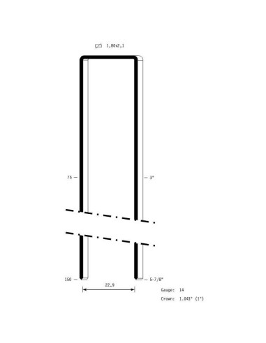 Agrafes lourdes type BS