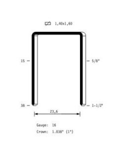 Agrafes lourdes type WS