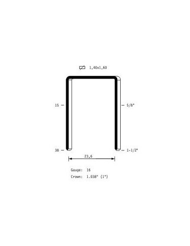 Agrafes lourdes type WS