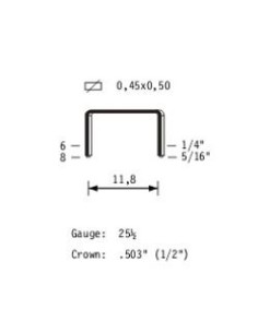 Agrafes manuelles type 66