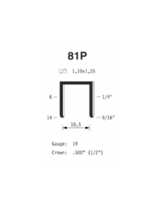 Agrafes manuelles type 81
