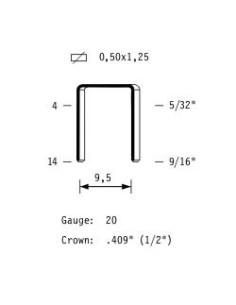 Agrafes manuelles type PF