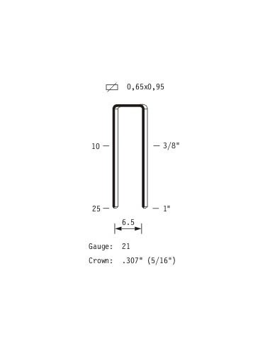 Agrafes moyennes type HB