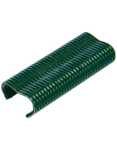 Agrafes spéciales type VR16 plastifiées vert