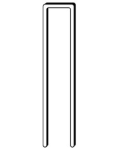 Agrafes moyennes type H