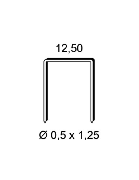 Agrafes carton type D