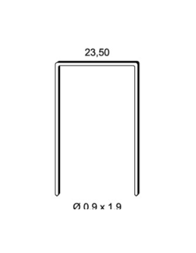 Agrafes carton type 590