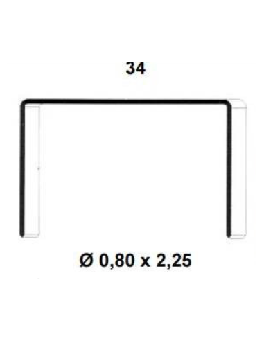 Agrafes carton type 34L